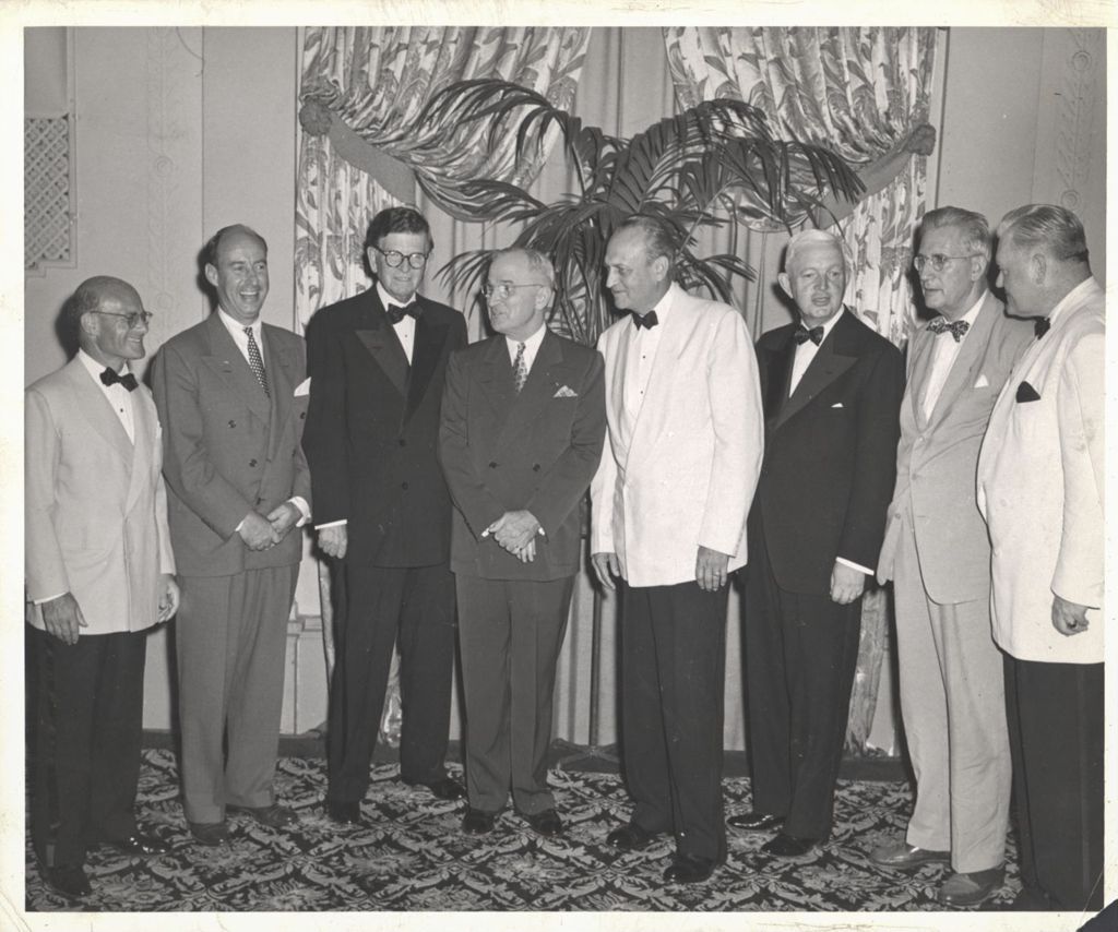 Harry Truman with Chicago politicians