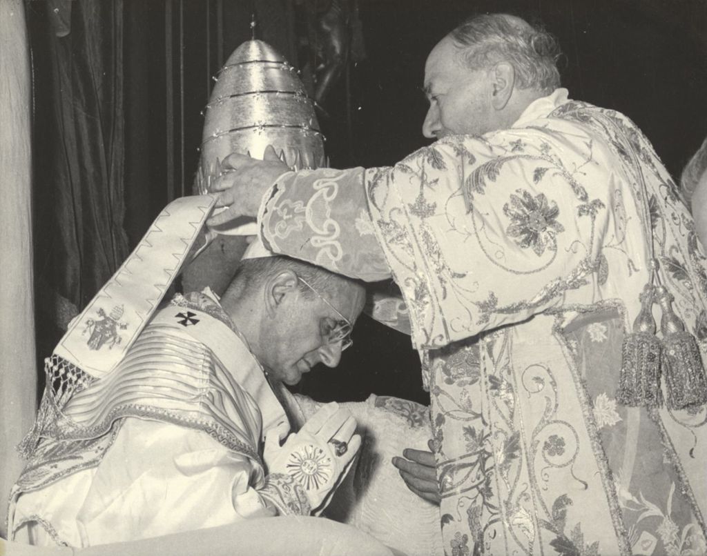 Miniature of Coronation of Pope Paul VI