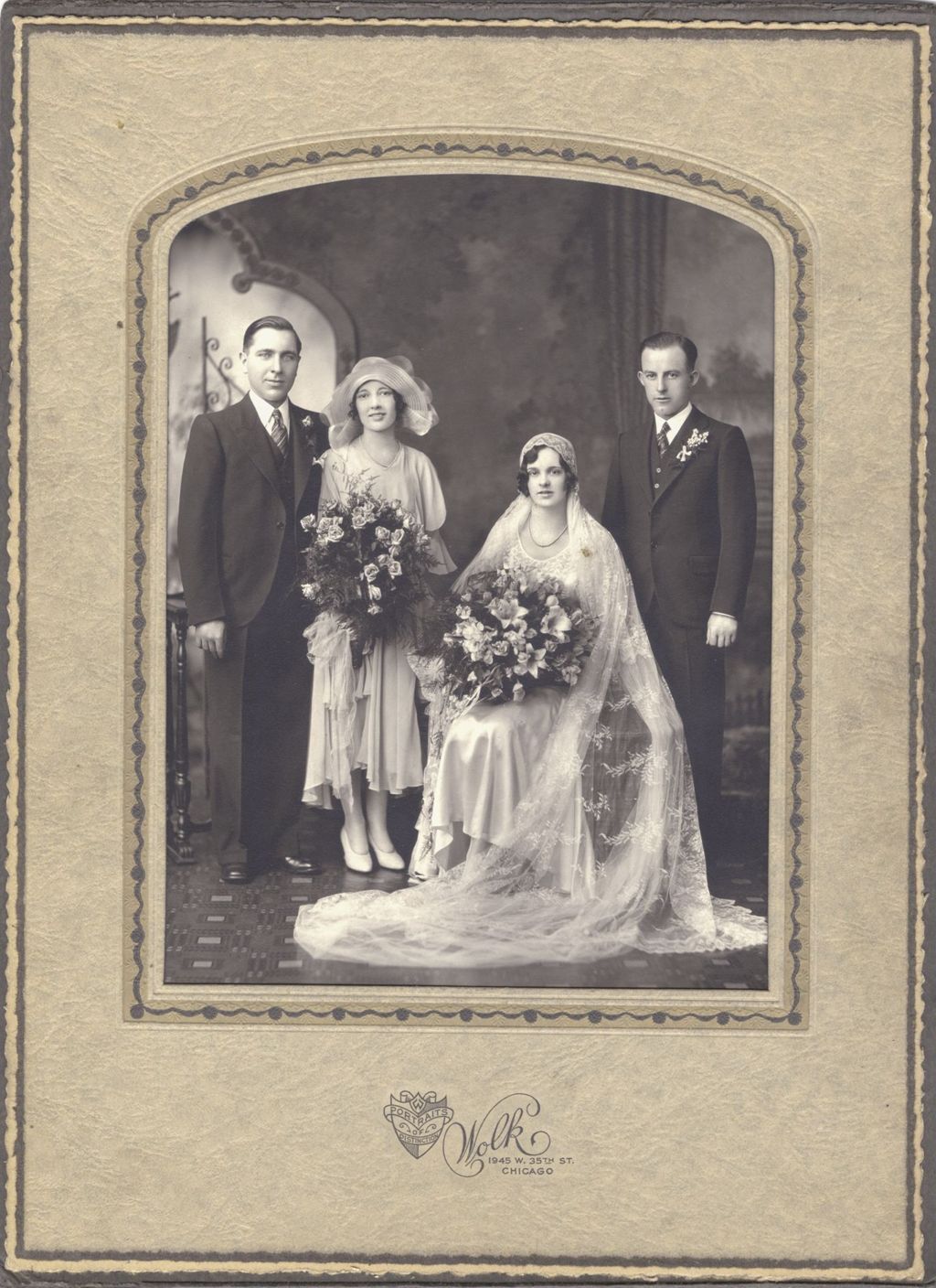 Miniature of Fred Blaeser's wedding day