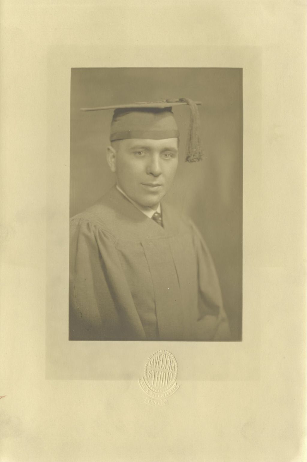 Miniature of Richard J. Daley's Law School graduation portrait