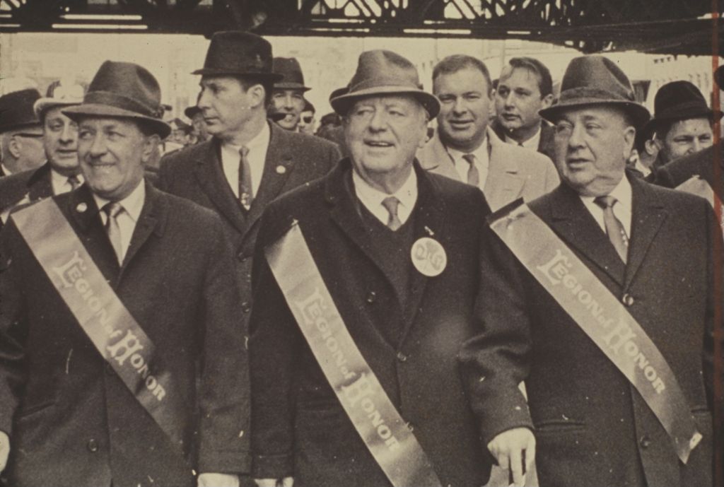 Richard J. Daley in the St. Patrick's Day Parade