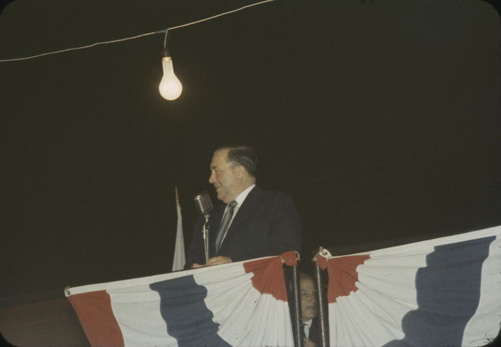 Richard J. Daley at Chicago Land Clearance Commission event