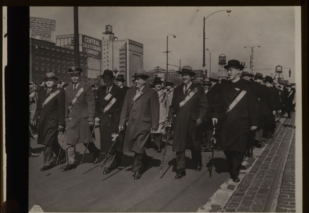 Miniature of St. Patrick's Day Parade, Richard J. Daley and others