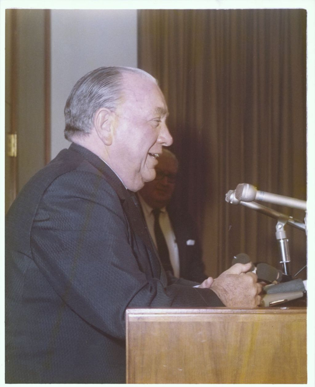 Miniature of Richard J. Daley at a podium