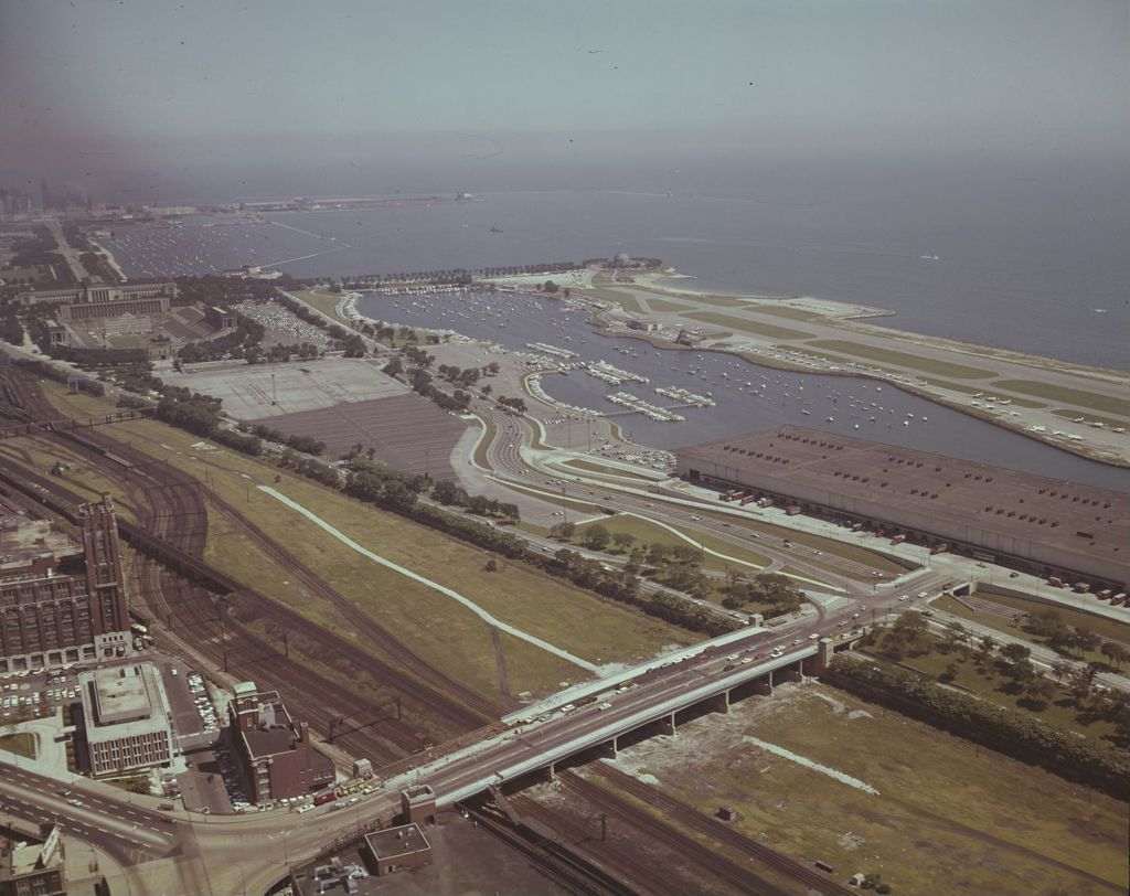 Miniature of Burnham Harbor, Meigs Field Airport and Lake Shore Drive