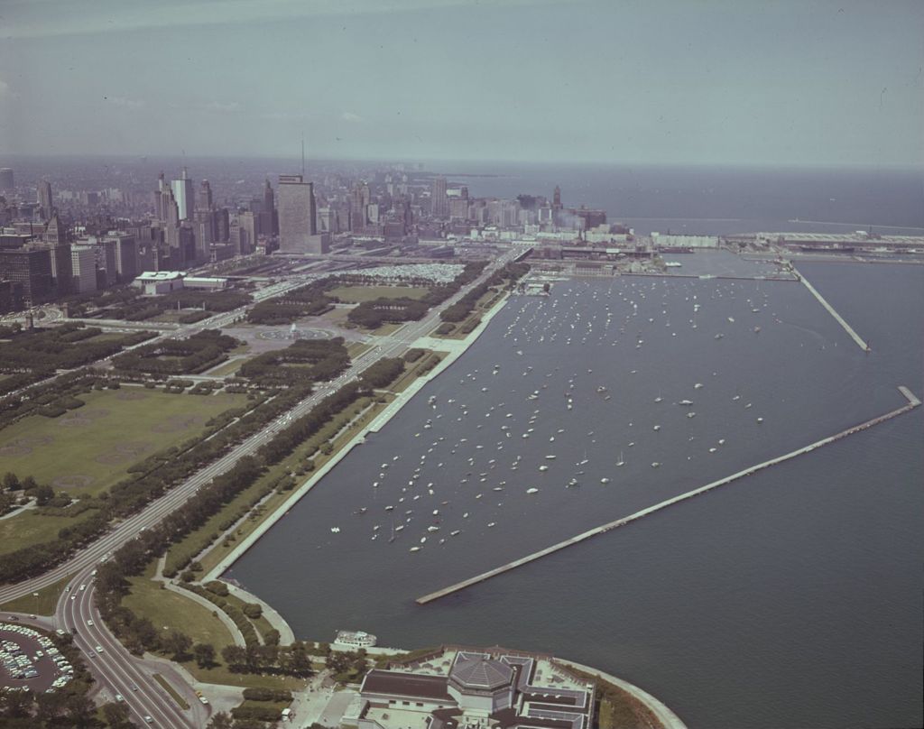 Miniature of Monroe Harbor and Grant Park