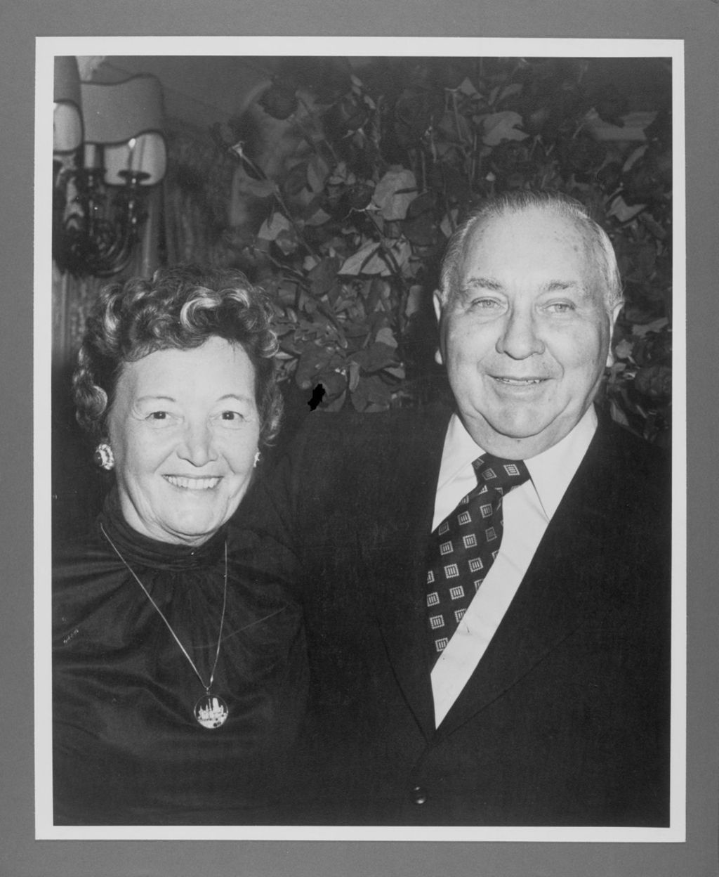 Miniature of Eleanor and Richard J. Daley at a reception