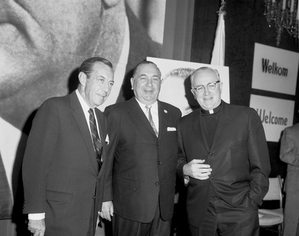 Richard J. Daley at Democratic Party event
