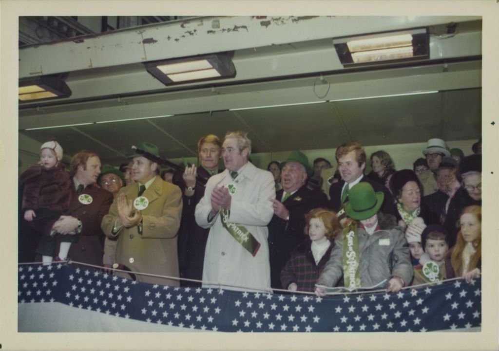 Richard J. Daley and colleagues - St. Patrick's Day parade