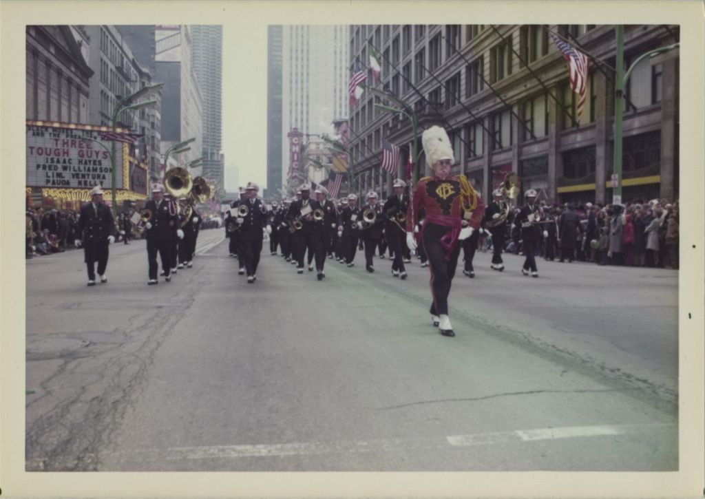 Miniature of Marching band at St. Patrick's Day parade