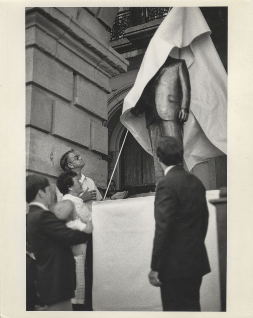 Miniature of Unveiling of the Richard J. Daley statue in Springfield