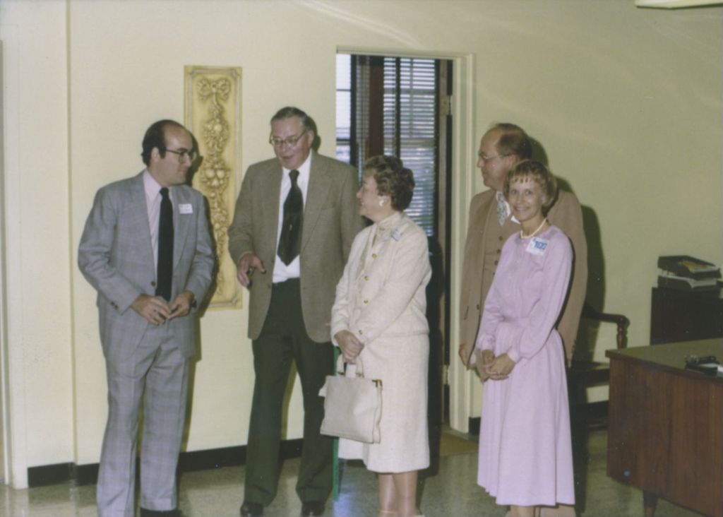 Eleanor Daley and William Daley with three others