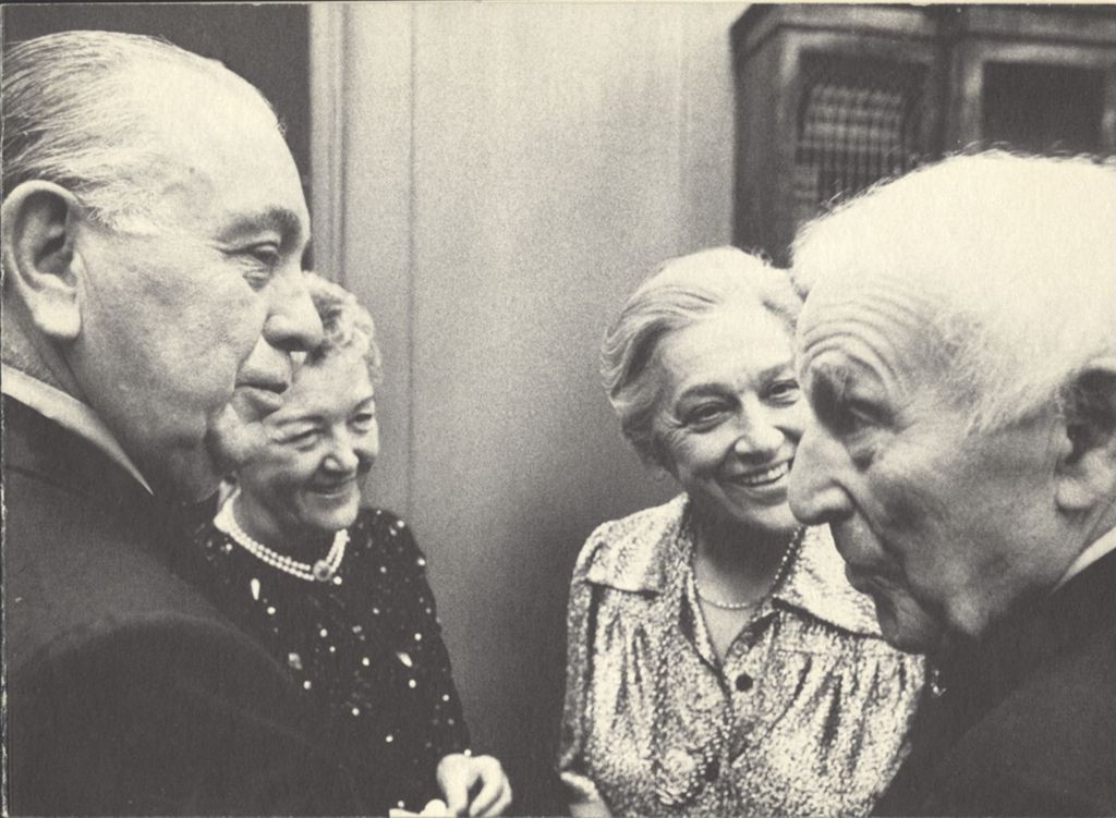 Richard J. and Eleanor Daley with Marc Chagall and his wife