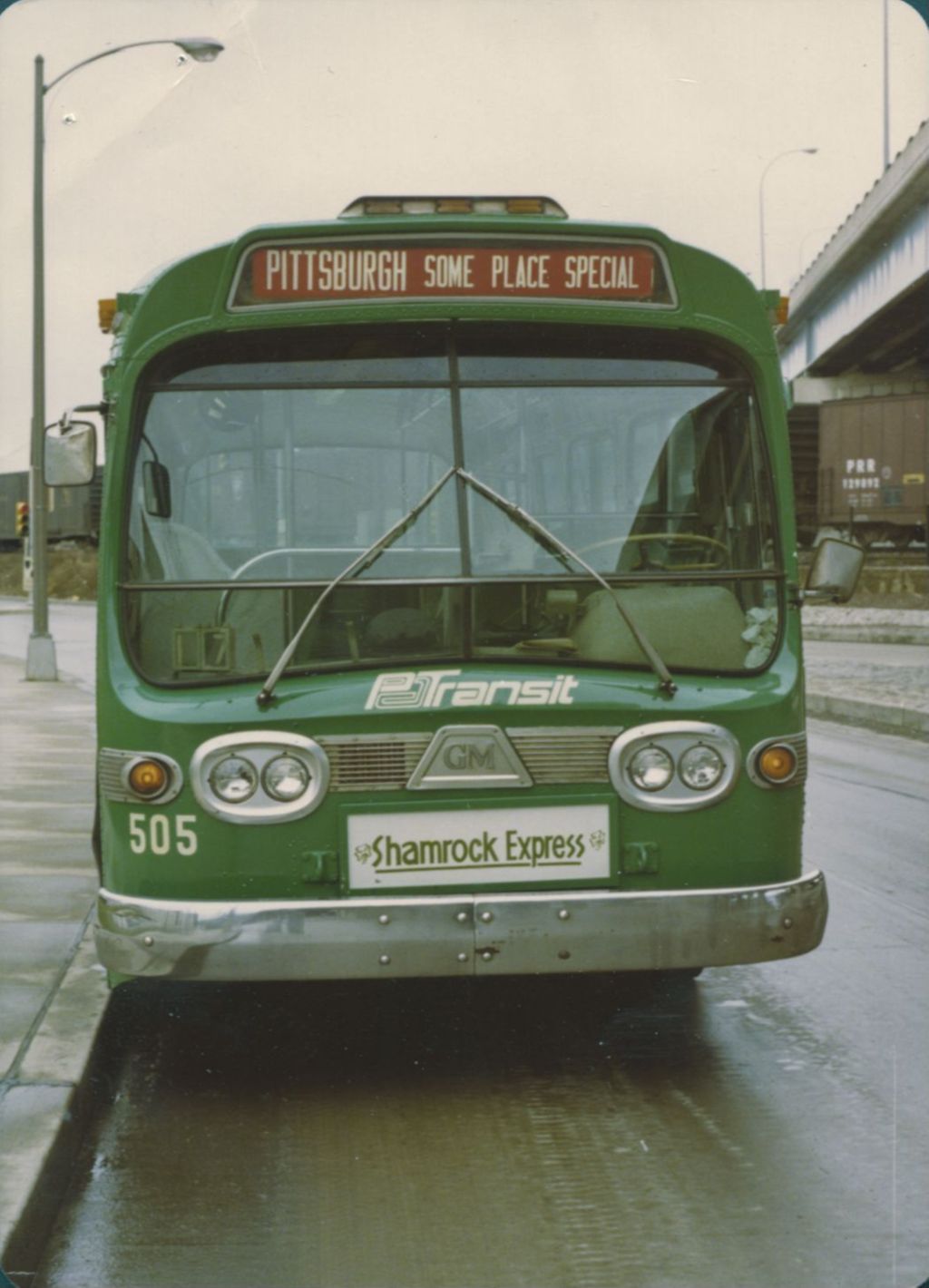 Miniature of Pittsburgh Transit's Saint Patrick's Day Bus (Shamrock Express)