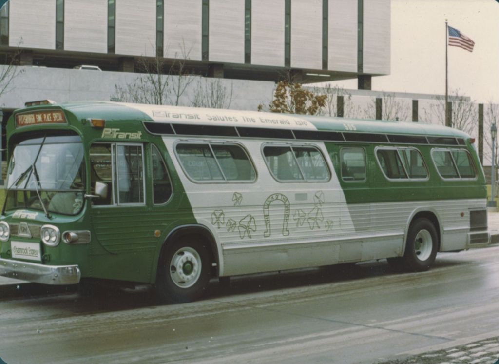 Pittsburgh Transit's Saint Patrick's Day Bus (Shamrock Express)