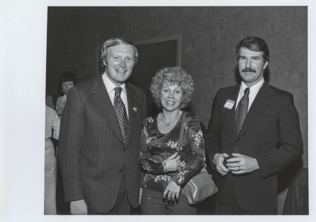 Miniature of Neil Hartigan with others at the Democratic Club of Winnetka event
