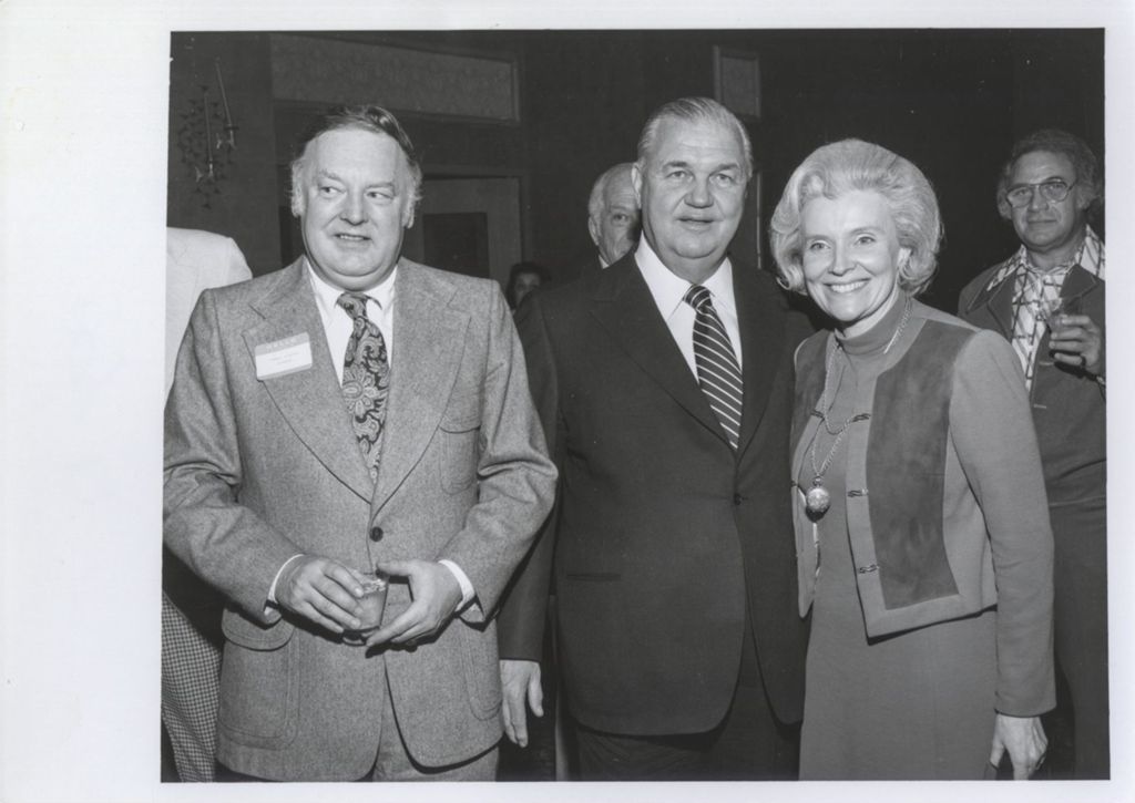 Miniature of Michael J. Howlett with others at a Democratic Club of Winnetka event