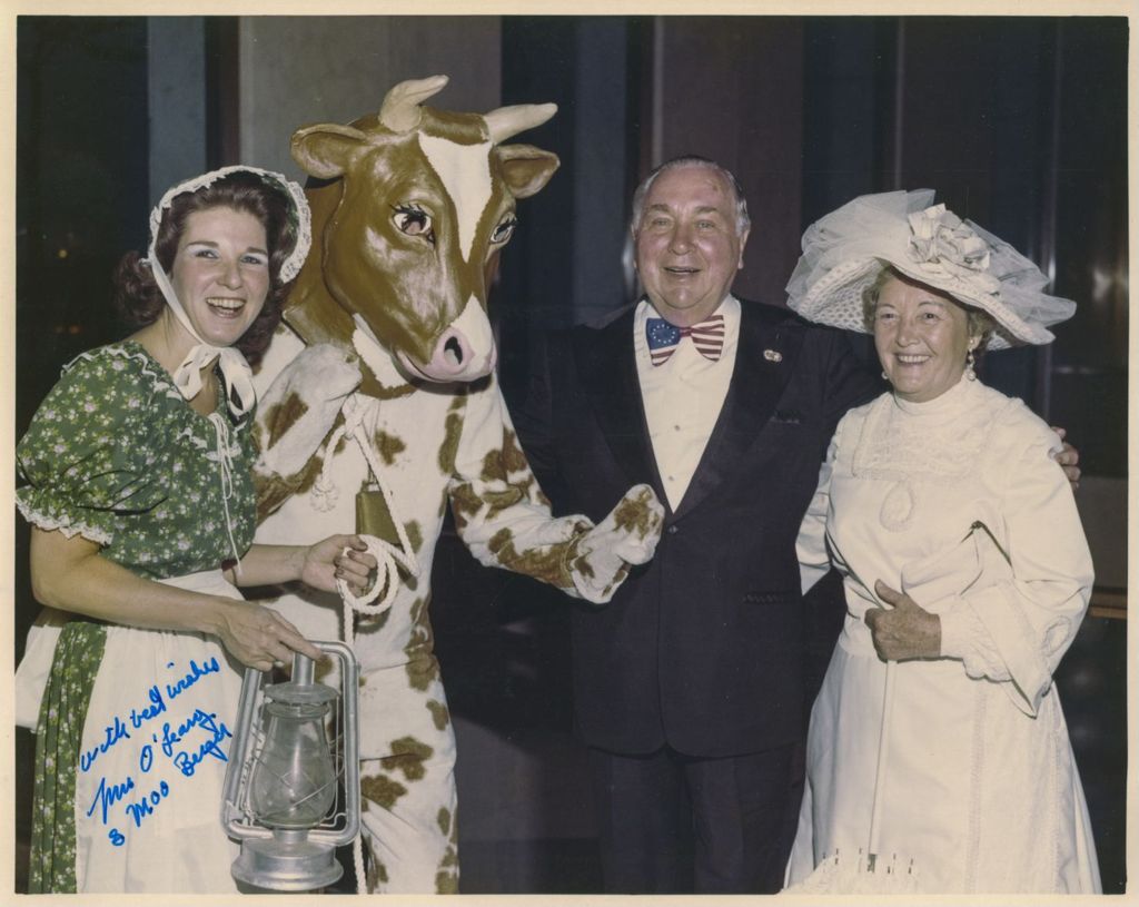 Miniature of Richard J. Daley and Eleanor Daley at a Bicentennial Gala