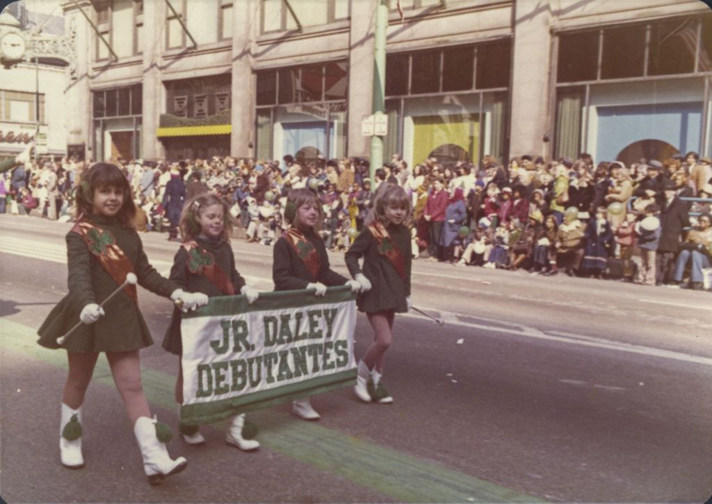 Miniature of St. Patrick's Day parade, Jr. Daley Debutantes