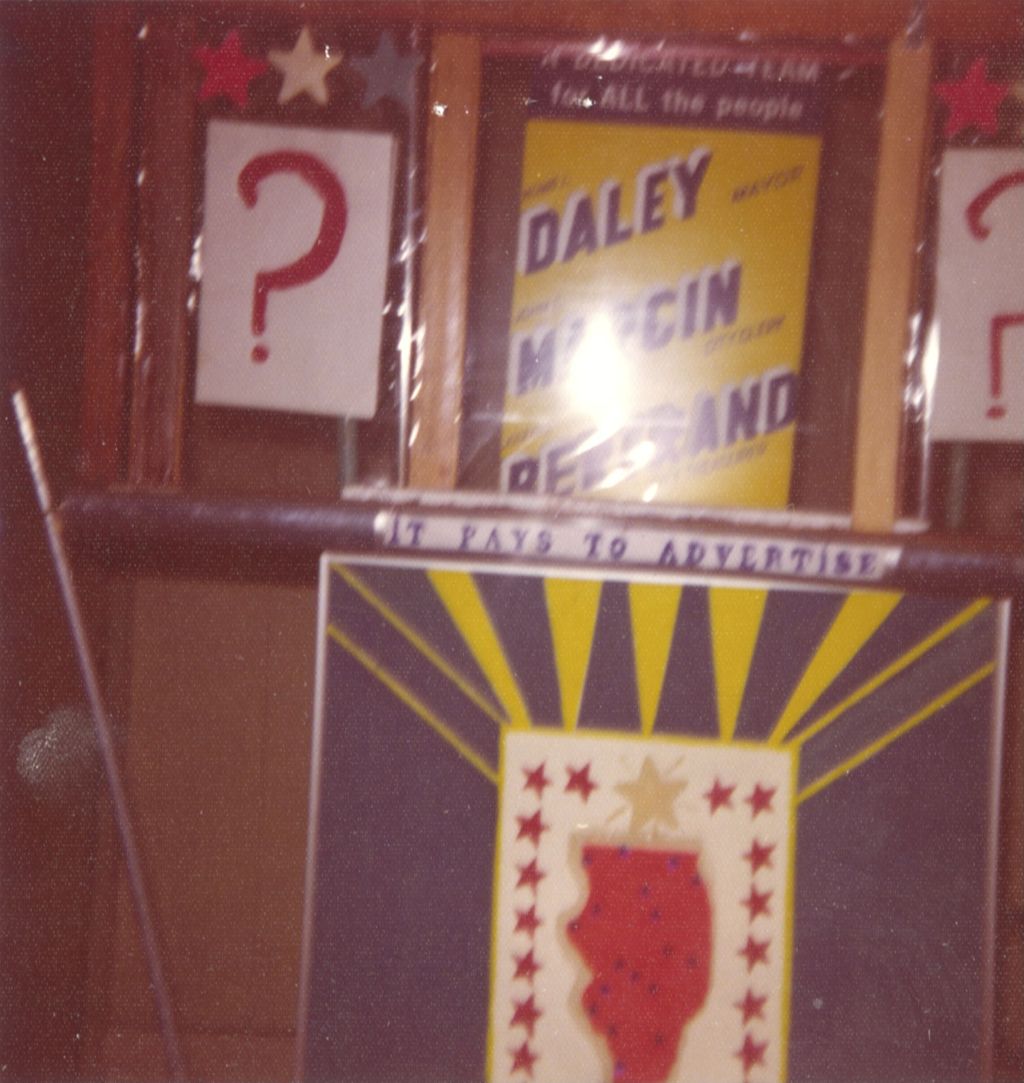 Campaign sign for Daley, Marcin and Bertrand