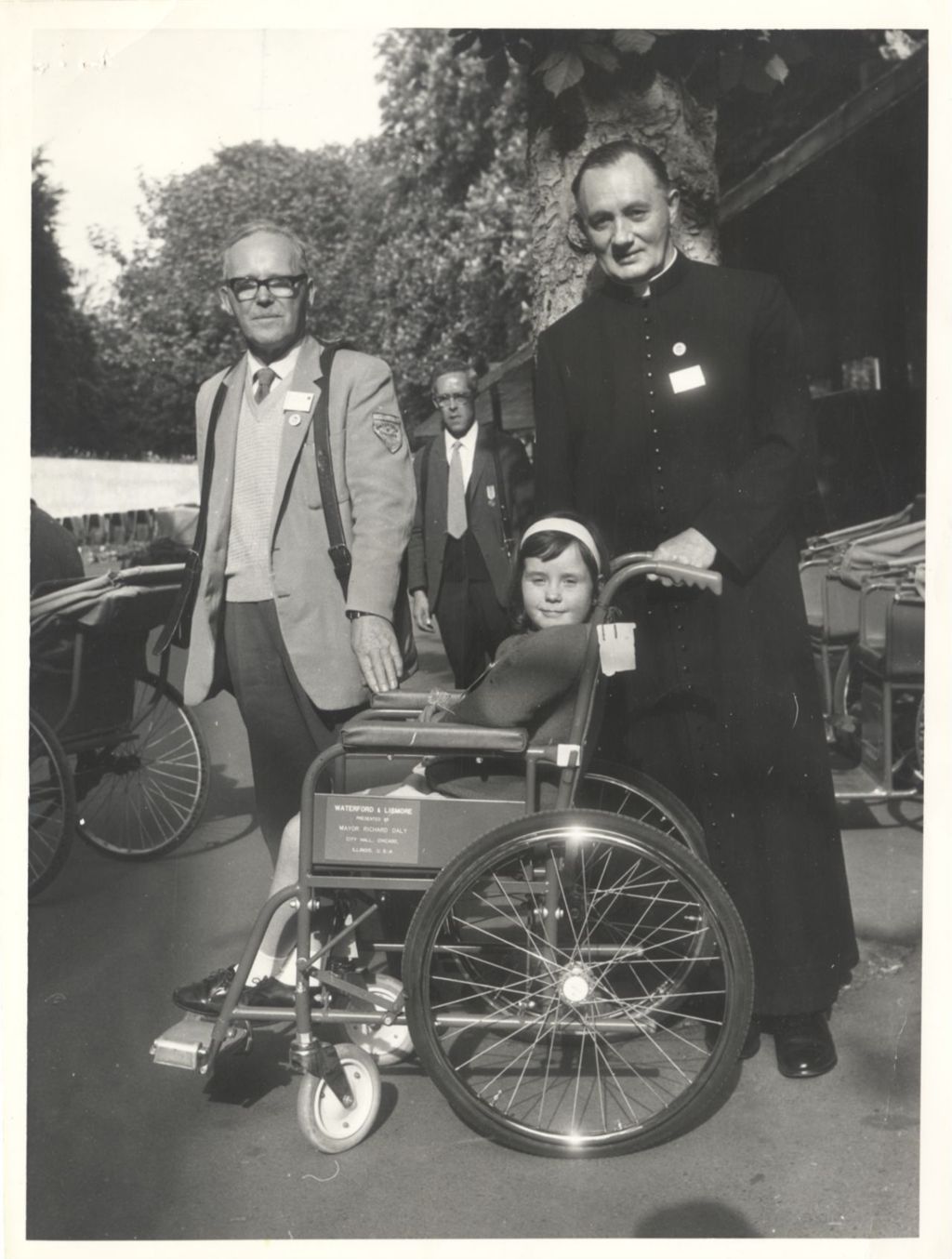 Disabled niece of Mark Jacobs at Lourdes