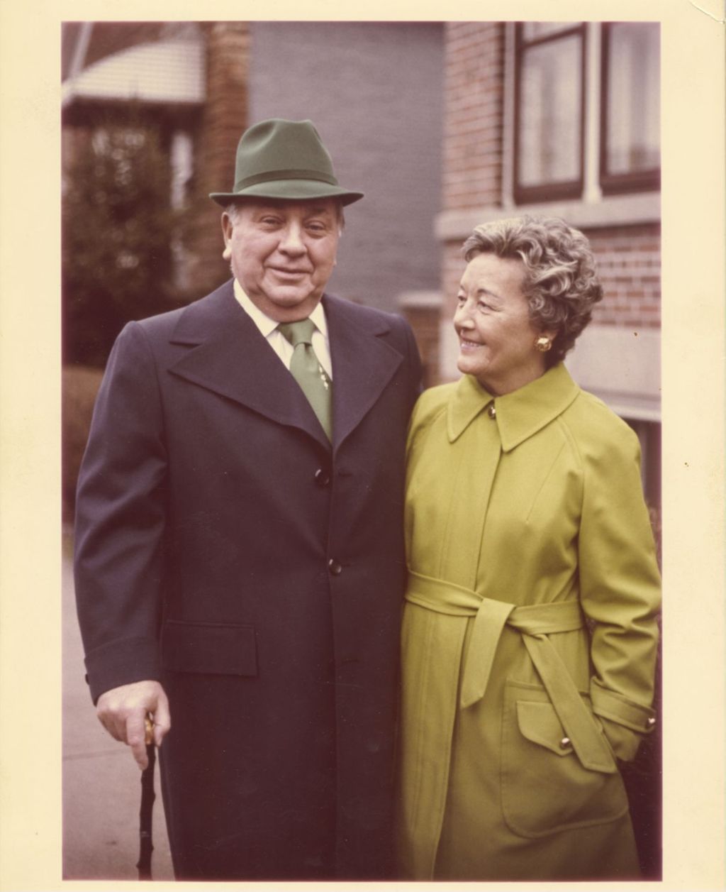 Miniature of St. Patrick's Day, Eleanor and Richard J. Daley