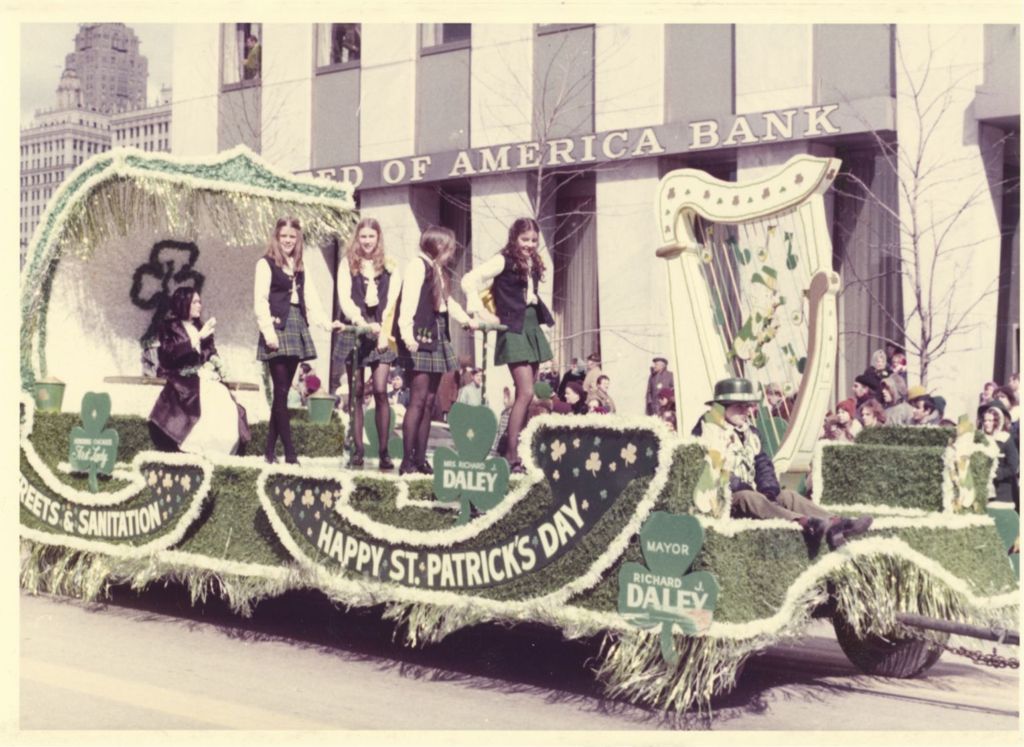 Miniature of Saint Patrick's Day Parade, Streets and Sanitation float