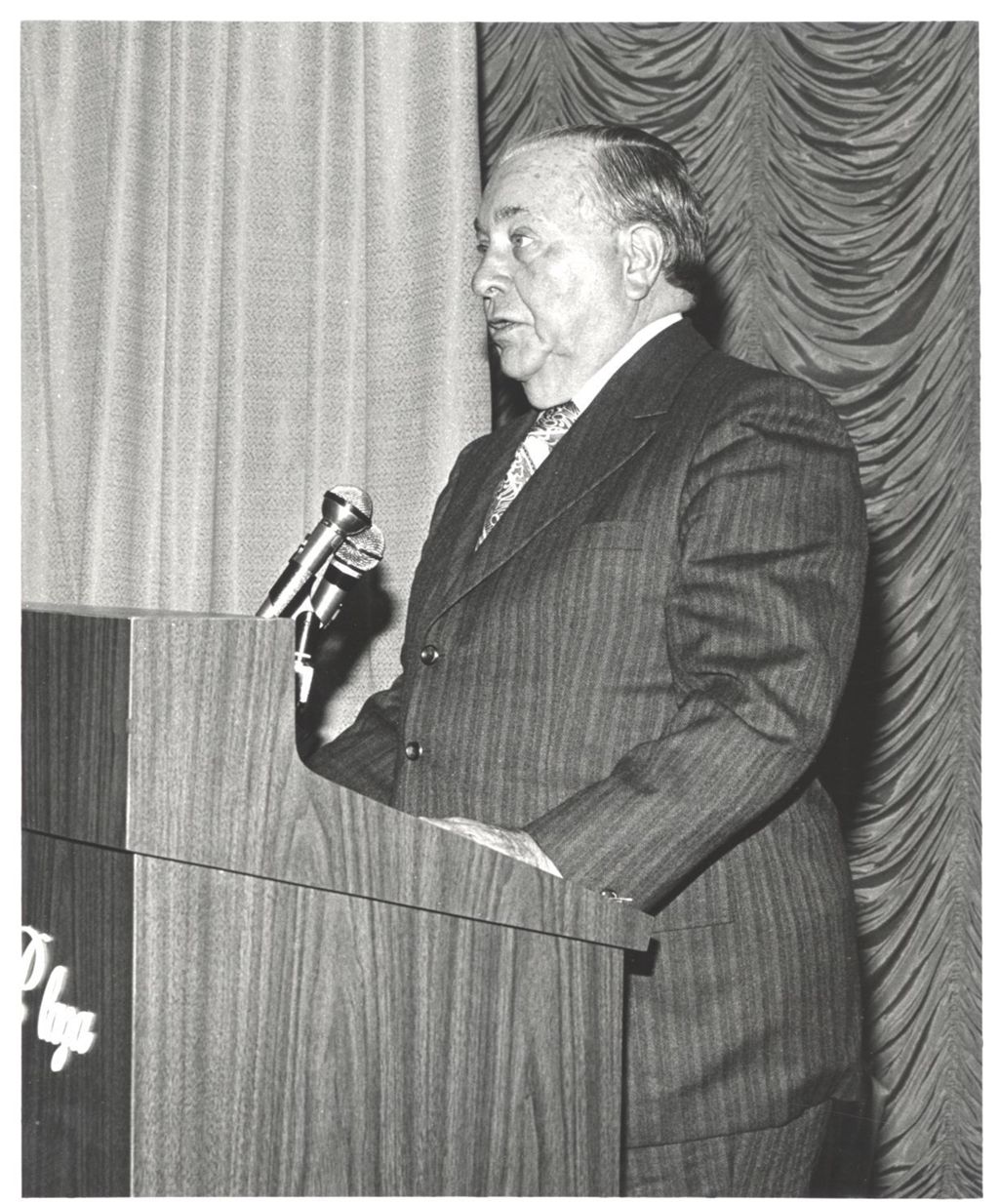 Illinois Business Hall of Fame Banquet, Richard J. Daley speaking