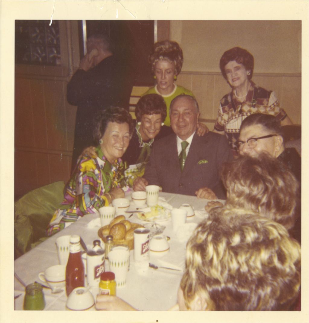 Saint Patrick's Day dining event, Eleanor and Richard J. Daley and others