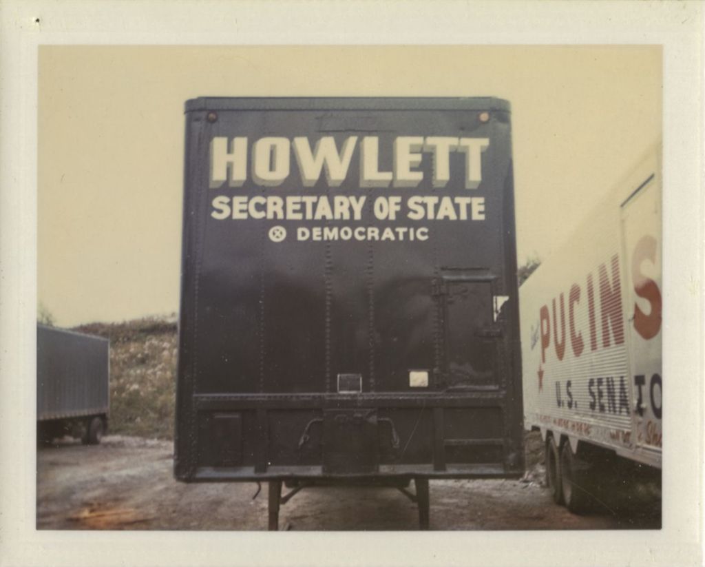 Miniature of Democratic campaign sign, Howlett for Secretary of State