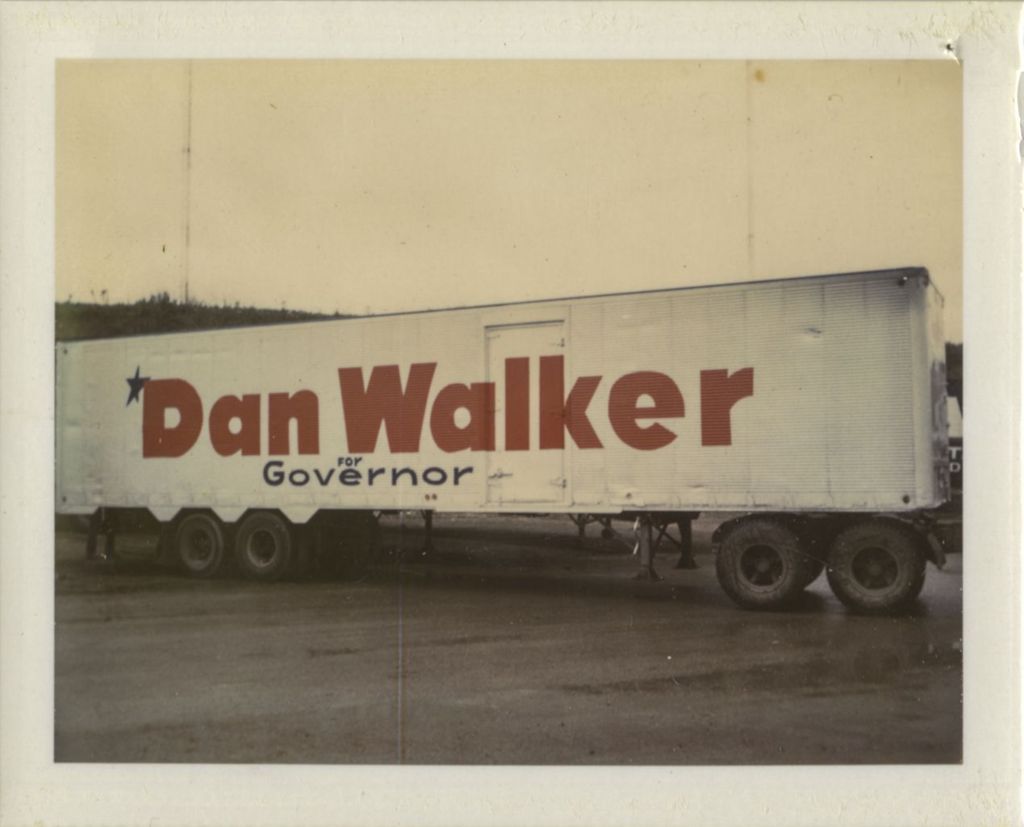 Democratic campaign sign, Dan Walker for Governor