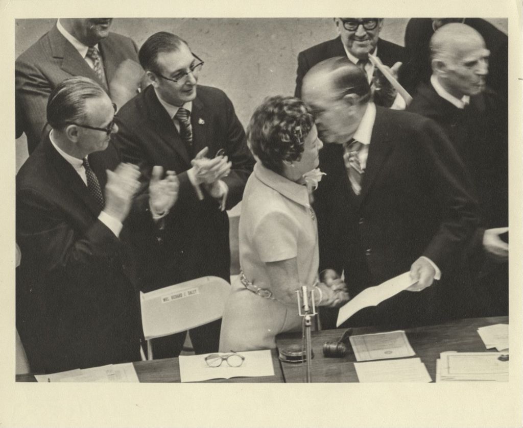 Miniature of Fifth mayoral inauguration, Richard J. and Eleanor Daley