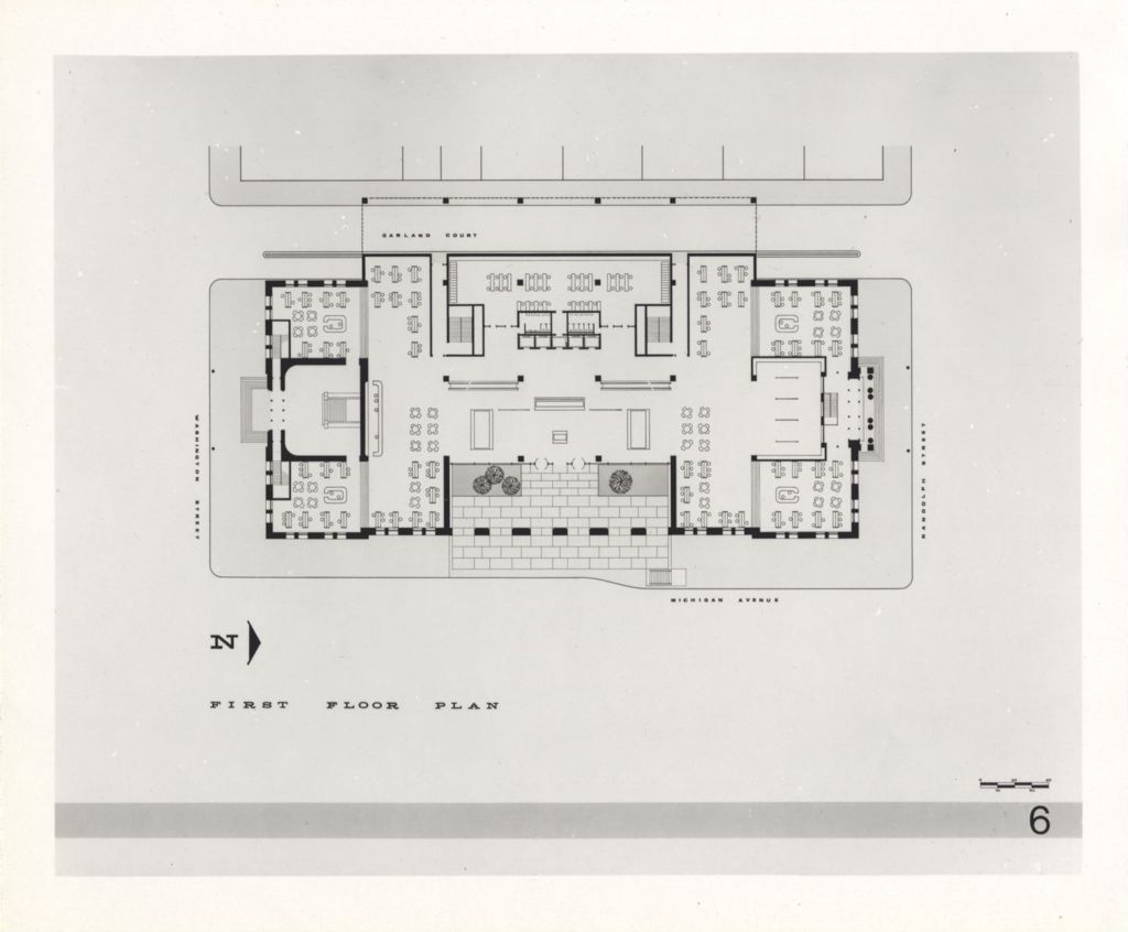 Chicago Cultural Center, First Floor plan