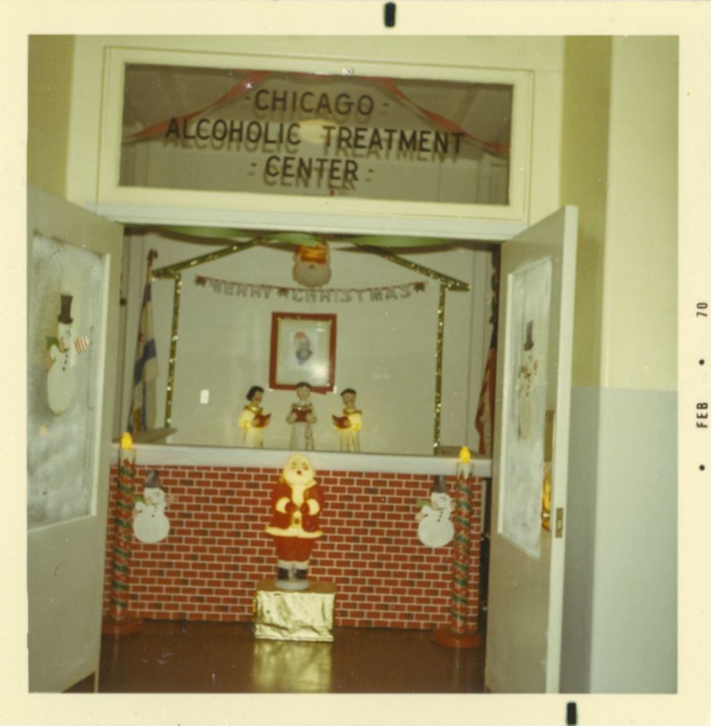 Miniature of Christmas Decorations in Chicago's Alcoholic Treatment Center