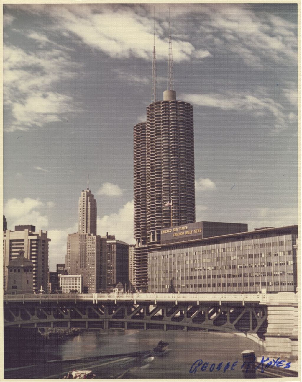 Marina City and the Chicago Sun-Times Building