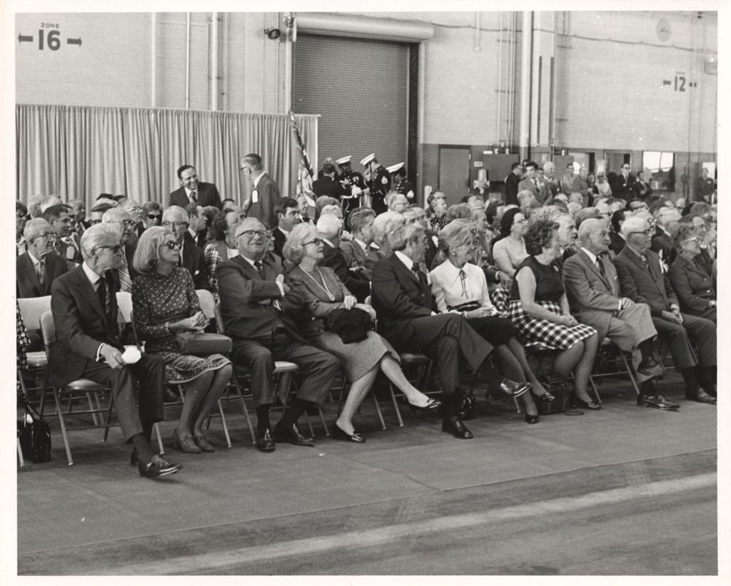 Eleanor Daley seated in an audience