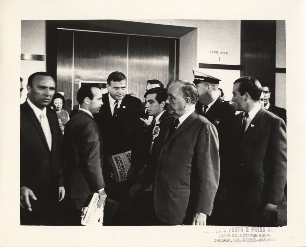 Richard J. Daley and sons at Democratic National Convention