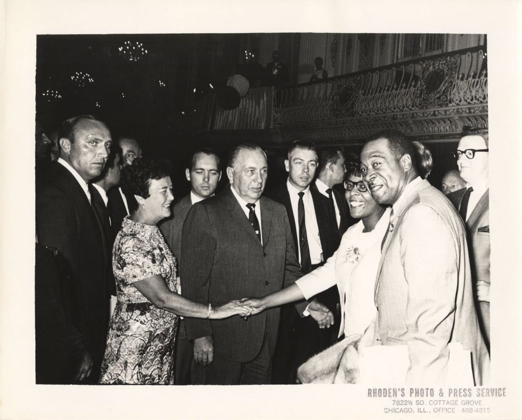 Eleanor and Richard J. Daley, Democratic National Convention event