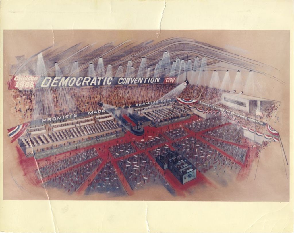 International Amphitheatre during the 1968 Democratic National Convention