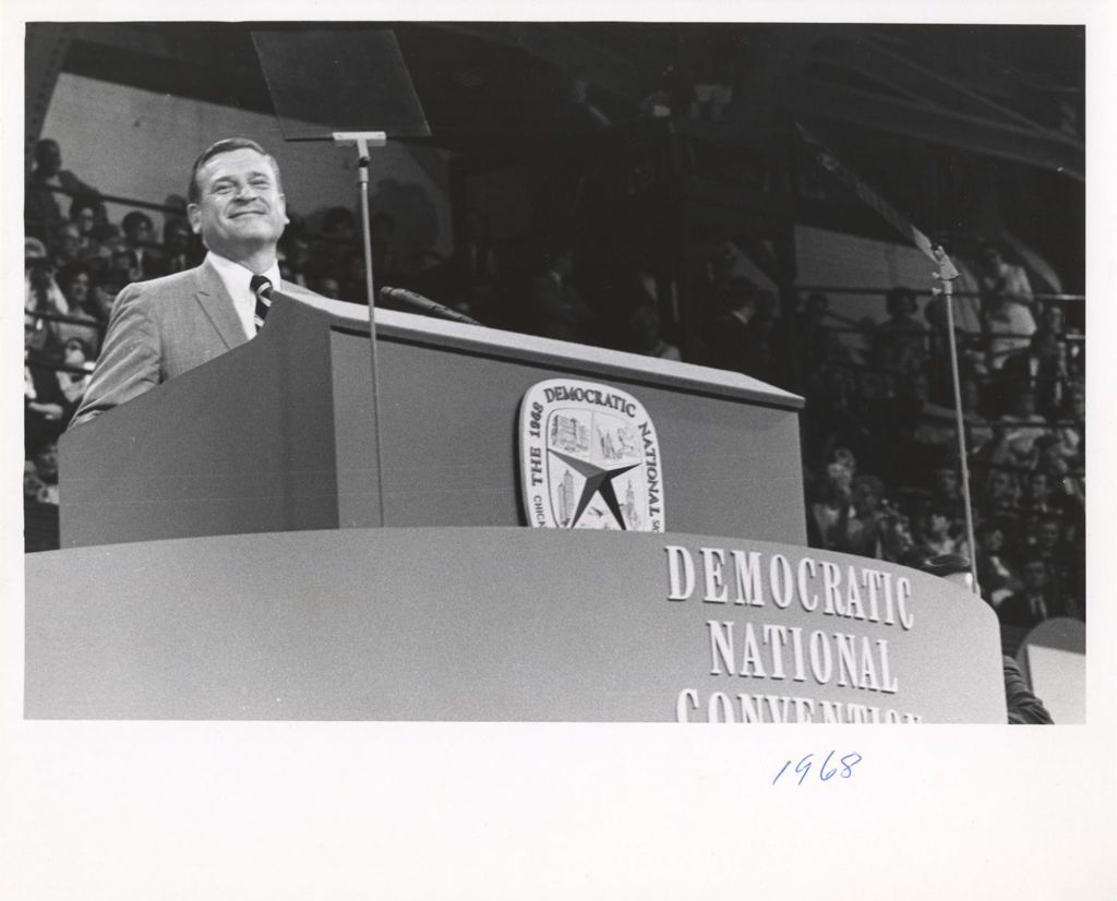 Dan Rostenkowski at the Democratic National Convention