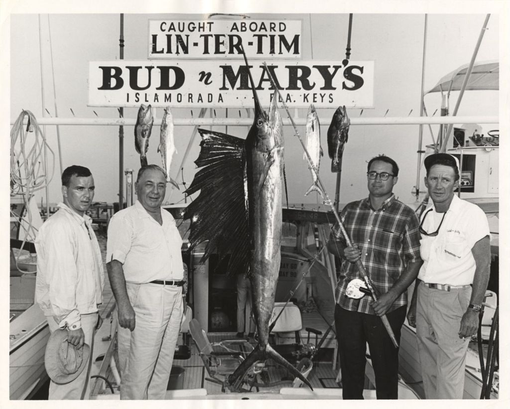Richard J. Daley, Richard M. Daley, and others fishing in Florida