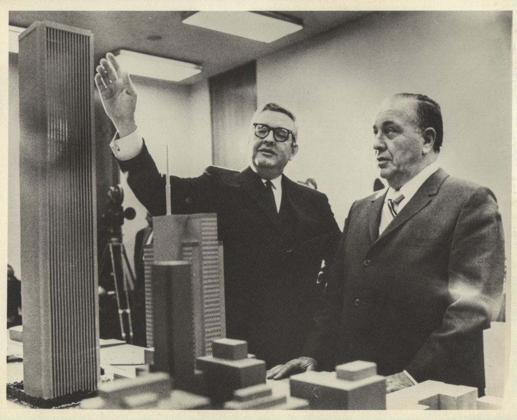 Miniature of Standard Oil Building, Richard J. Daley and John Swearingen