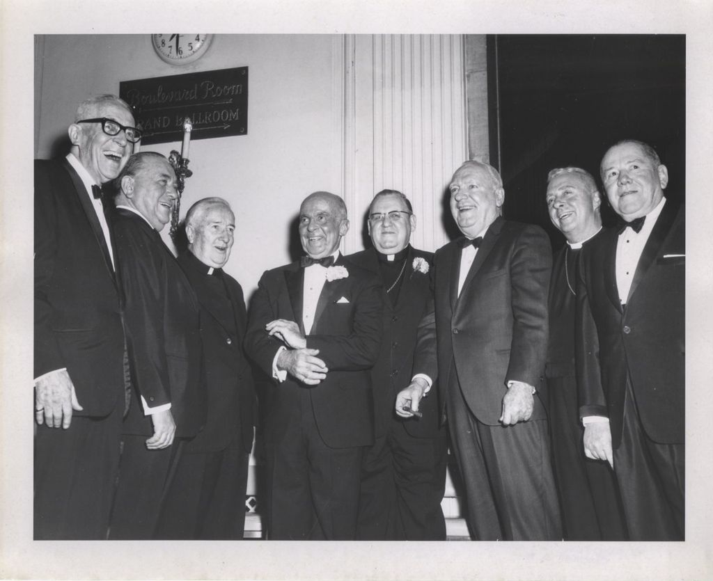 Miniature of Irish Fellowship Club of Chicago 66th Annual Banquet, Richard J. Daley, Cardinal Cody and others