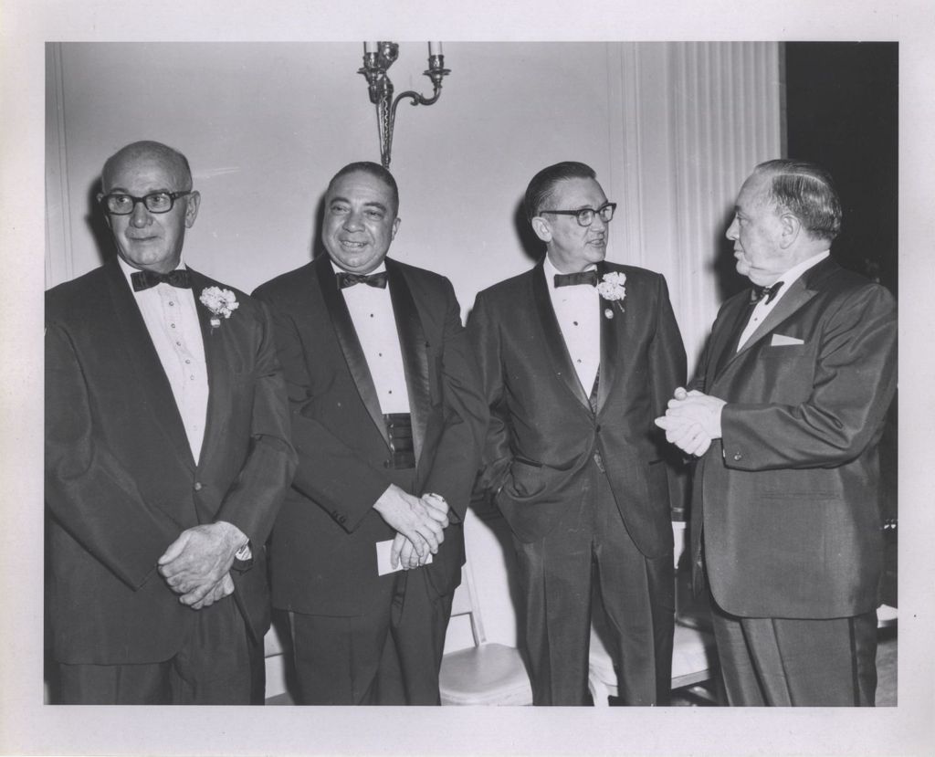 Miniature of Irish Fellowship Club of Chicago 66th Annual Banquet, Richard J. Daley with others