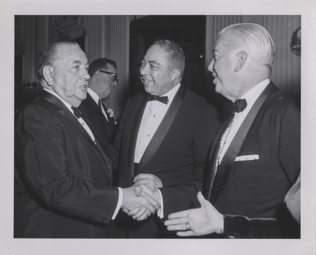 Irish Fellowship Club of Chicago 66th Annual Banquet, Richard J. Daley with others