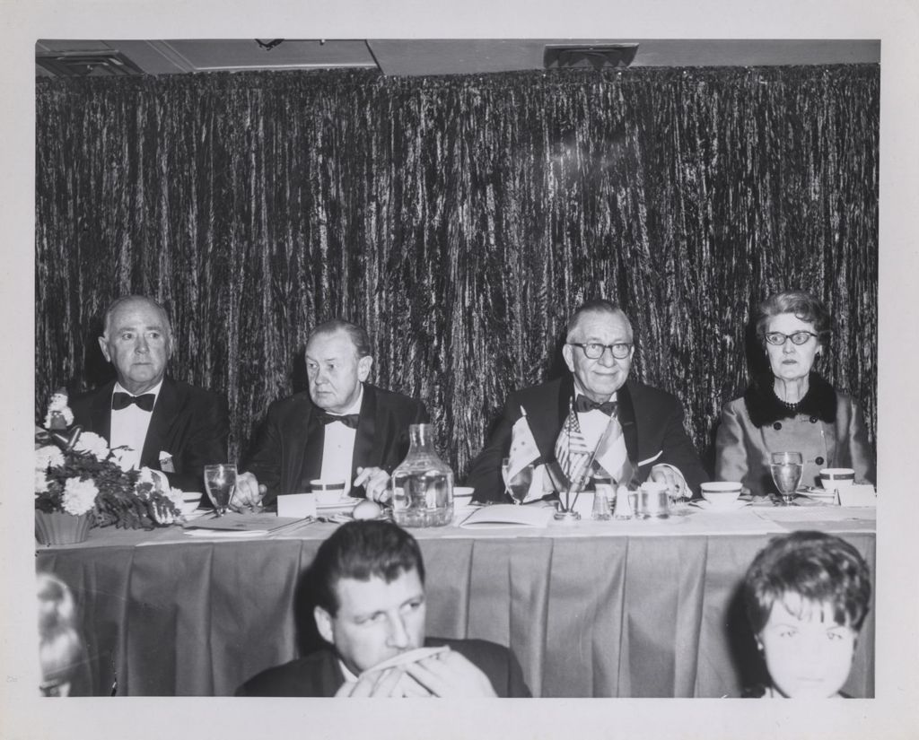 Irish Fellowship Club of Chicago 66th Annual Banquet, head table guests