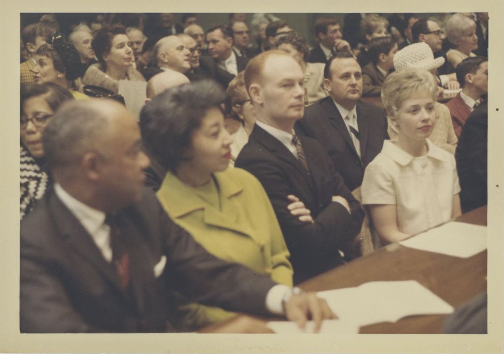Fourth mayoral inauguration of Richard J. Daley, attendees