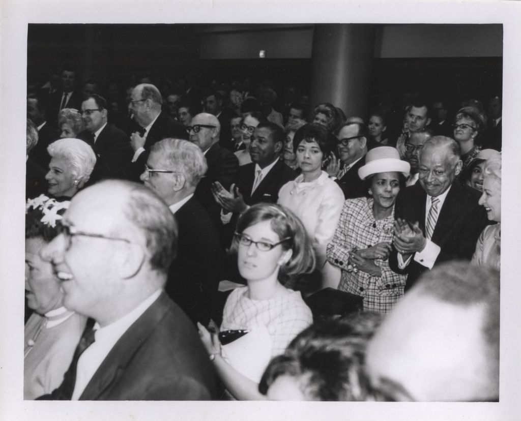 Fourth mayoral inauguration of Richard J. Daley, guests