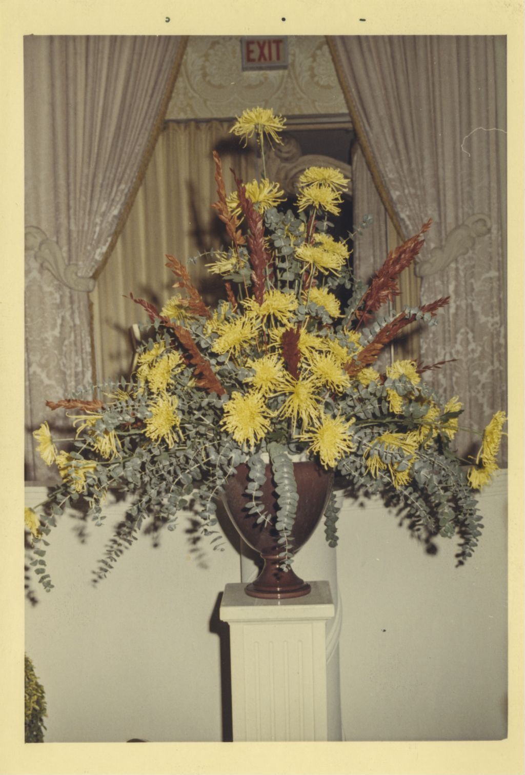 Miniature of Foreign Consul Reception, floral arrangement
