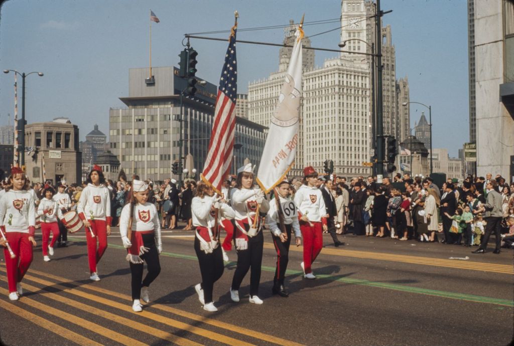 Miniature of St. Patrick's Day Parade in Chicago, 1966, Loyal Order of Moose color guard